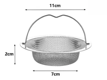 Passoire d'évier avec panier