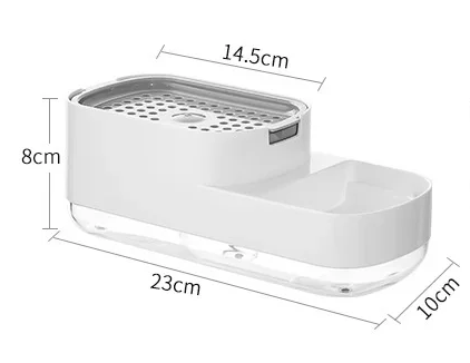 Distributeur de liquide-vaisselle et porte-éponge