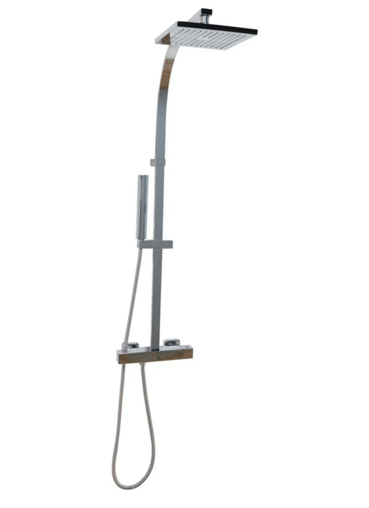 Colonne de douche Alterna Séducta avec mitigeur thermostatique chromé