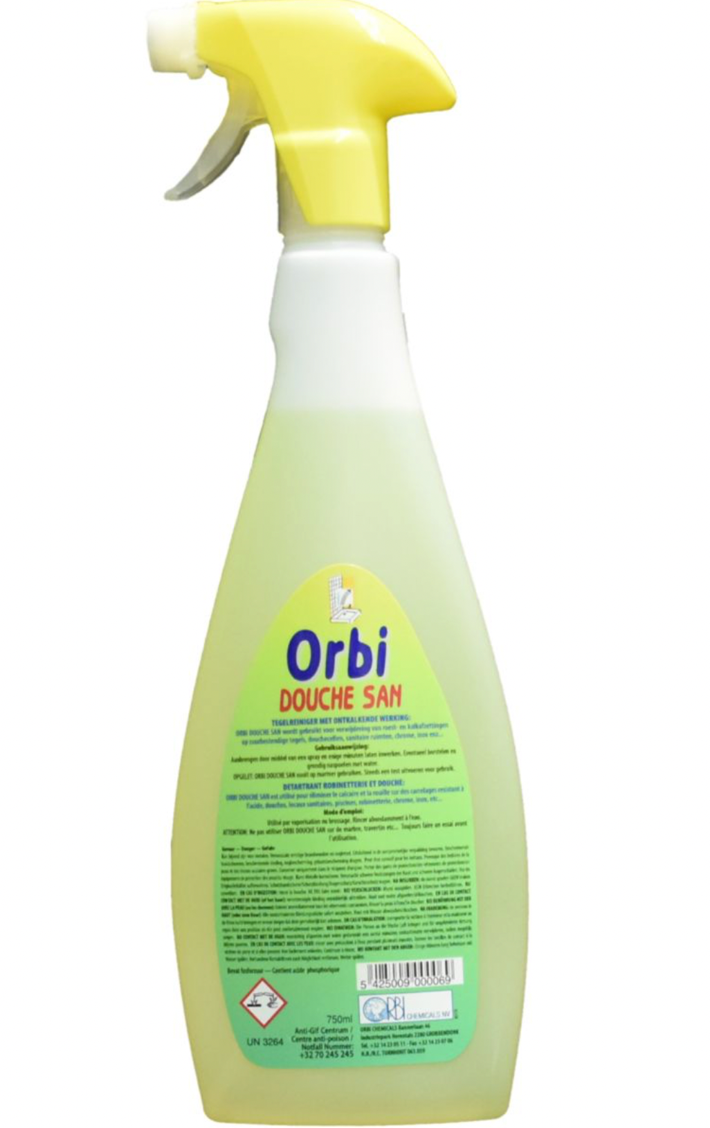 Détartrant Orbi douche sans pulvérisateur de 750ml