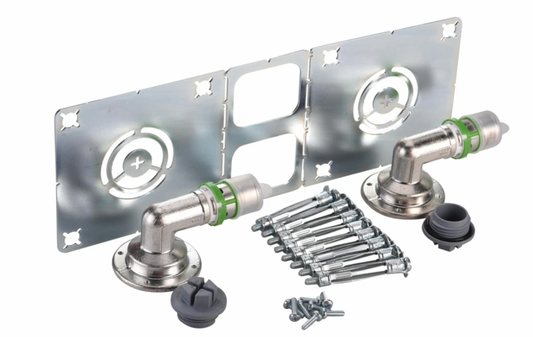 Kit de fixation multicouche pour robinetterie sanitaire sur plaque de plâtre 16xF1/2 (x1)