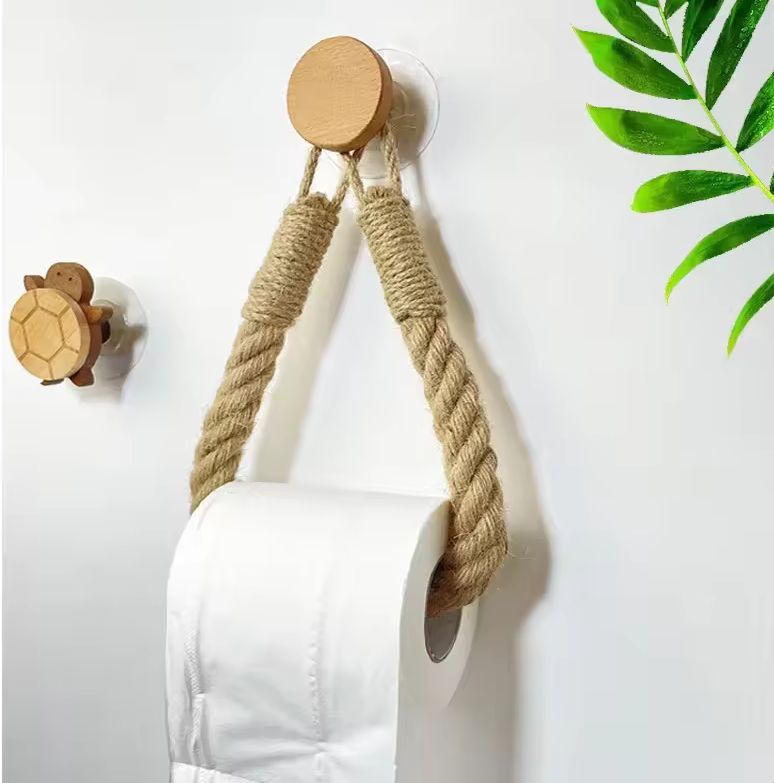 Porte papier-toilette abrasif